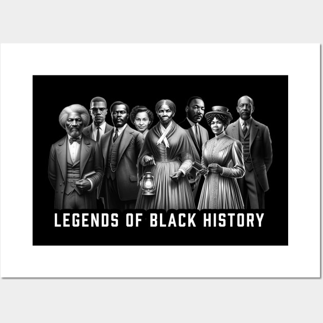 Legends of Black History Wall Art by UrbanLifeApparel